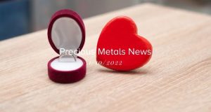 Diamond ring in a red heart box